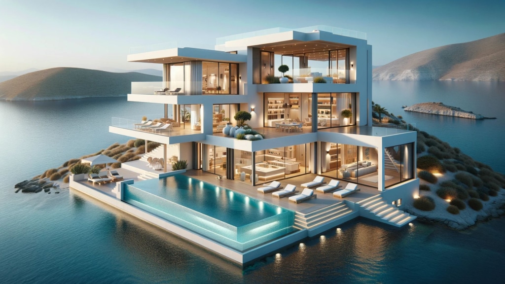 Luxury villas for sale in Greece