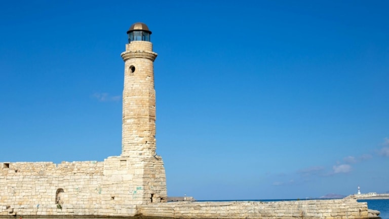 Old port Rethimno lighthouse